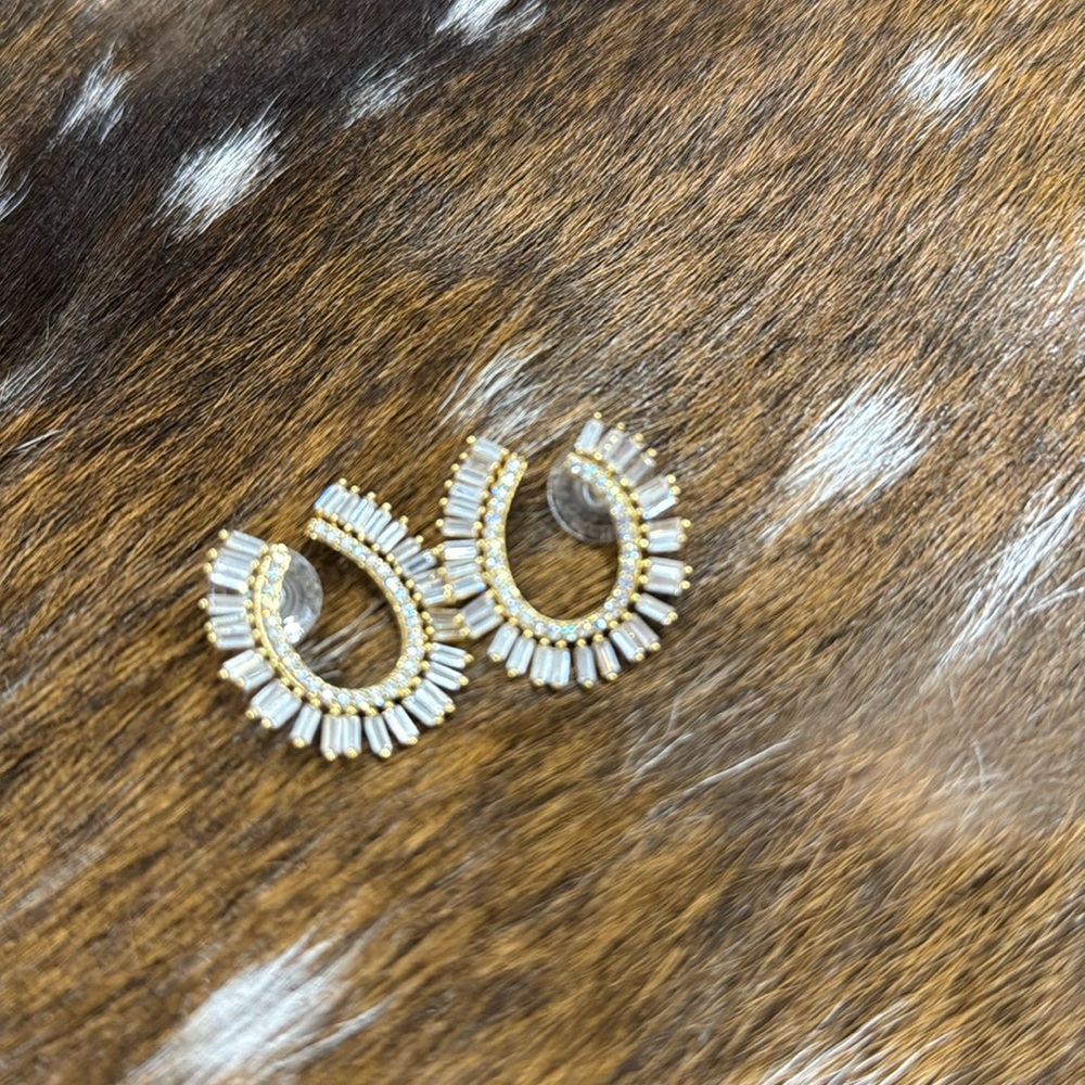 Stella & Dot Baguette Earrings